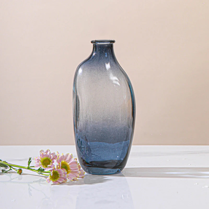 Vase en verre, pots de fleure, décoration