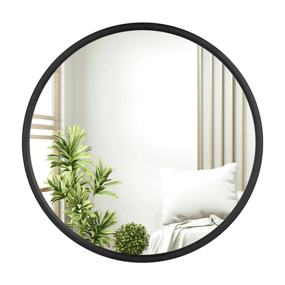 Miroir Rond Moderne à Suspendre – Cadre Doré Élégant pour Déco Intérieure