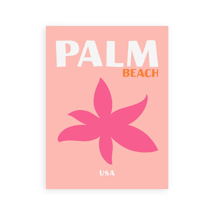 Affiches de Voyage Style Preppy – Miami, Bondi, Palmiers, Ibiza, Mykonos, Capri | Art Minimaliste Nordique sur Toile pour Salon