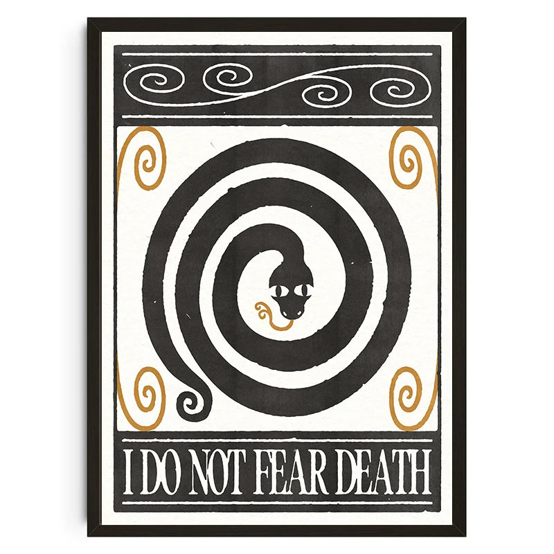 Affiche Vintage Japonaise – Chat, Carpe Koi et Animaux Abstraits | Impression sur Toile Murale pour Salon et Déco Intérieure