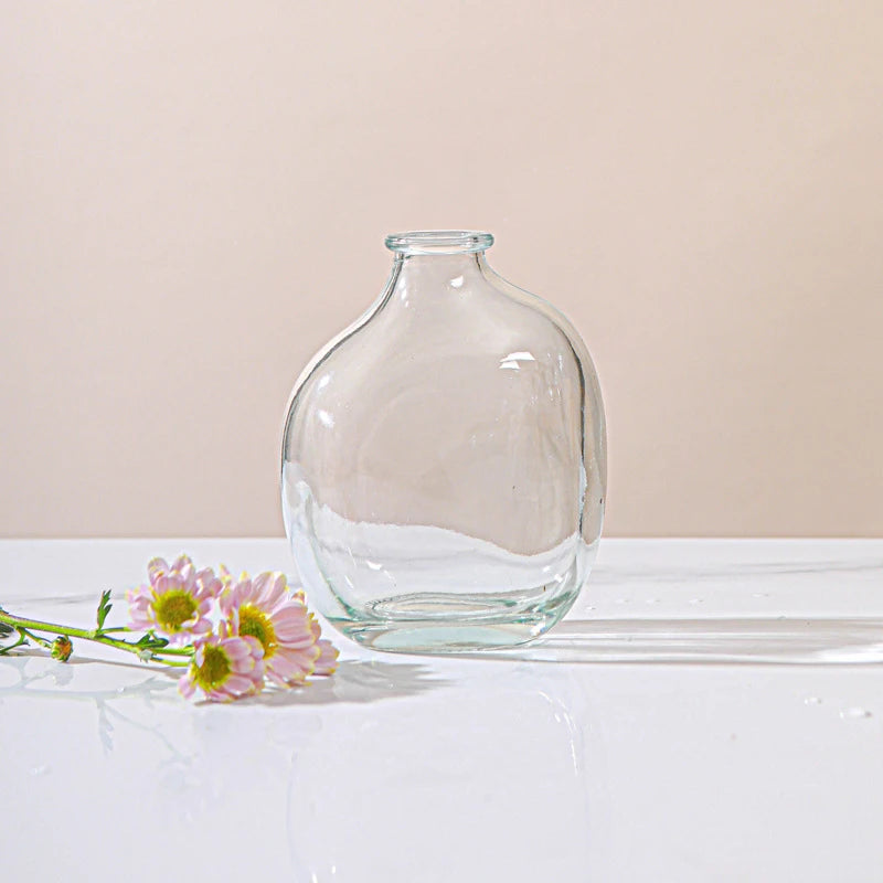 Vase en verre, pots de fleure, décoration