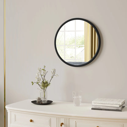 Miroir Rond Moderne à Suspendre – Cadre Doré Élégant pour Déco Intérieure