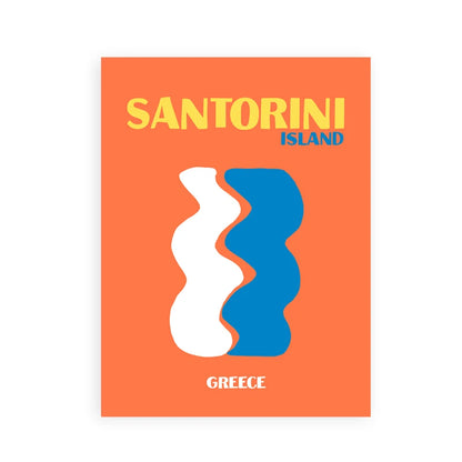 Affiches de Voyage Style Preppy – Miami, Bondi, Palmiers, Ibiza, Mykonos, Capri | Art Minimaliste Nordique sur Toile pour Salon