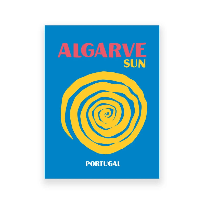 Affiches de Voyage Style Preppy – Miami, Bondi, Palmiers, Ibiza, Mykonos, Capri | Art Minimaliste Nordique sur Toile pour Salon